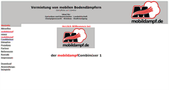 Desktop Screenshot of mobildampf.de